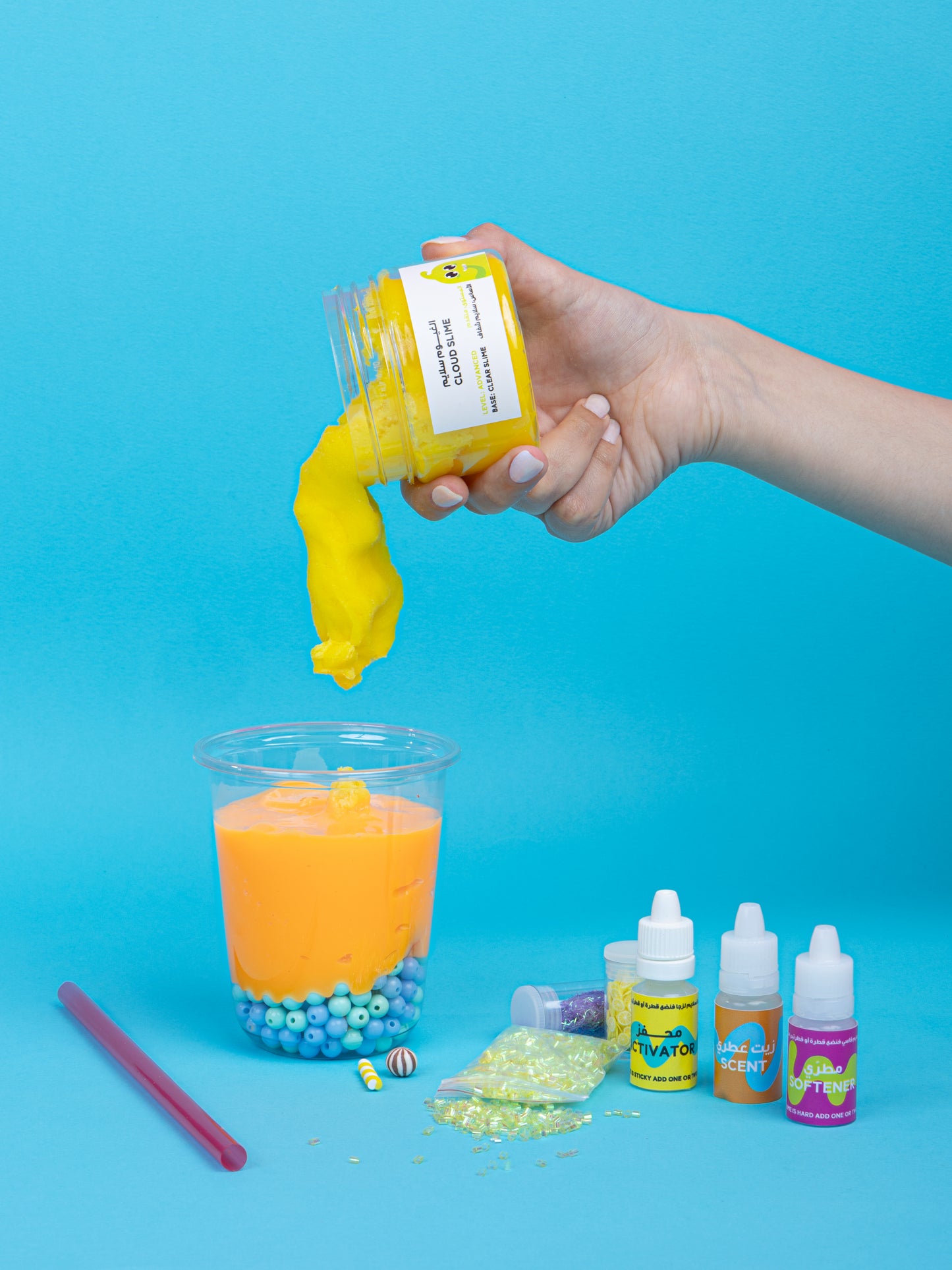 Boba slime kit I حقيبة البوبا سلايم