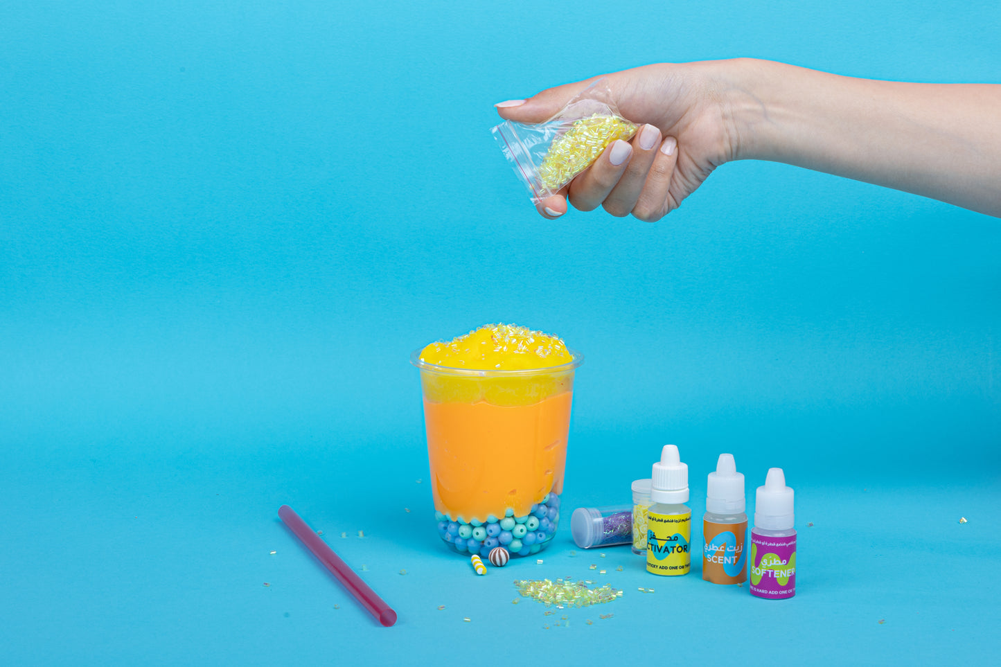 Boba slime kit I حقيبة البوبا سلايم