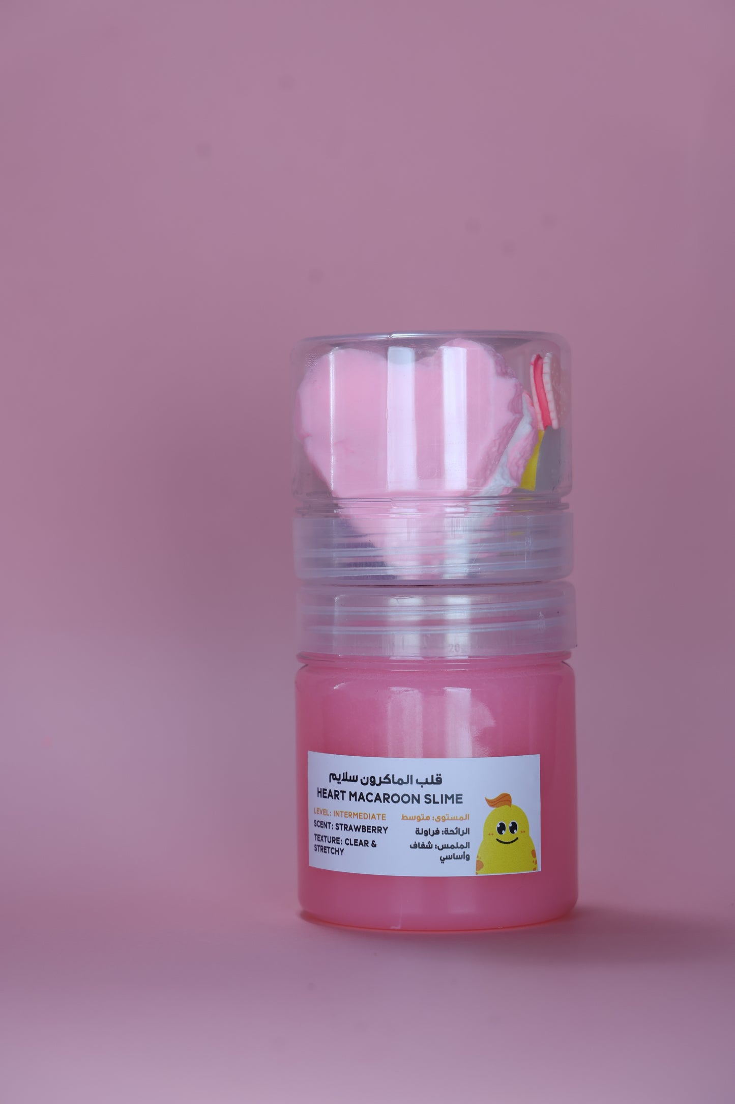 MamaSima Heart Macaroon Themed SlimeI ماماسيما قلب الماكرون سلايم