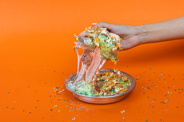 ( حقيبة صنع كنافة السلايم (سلايم جاهز I  Kunafa Slime Kit (Ready Slime)