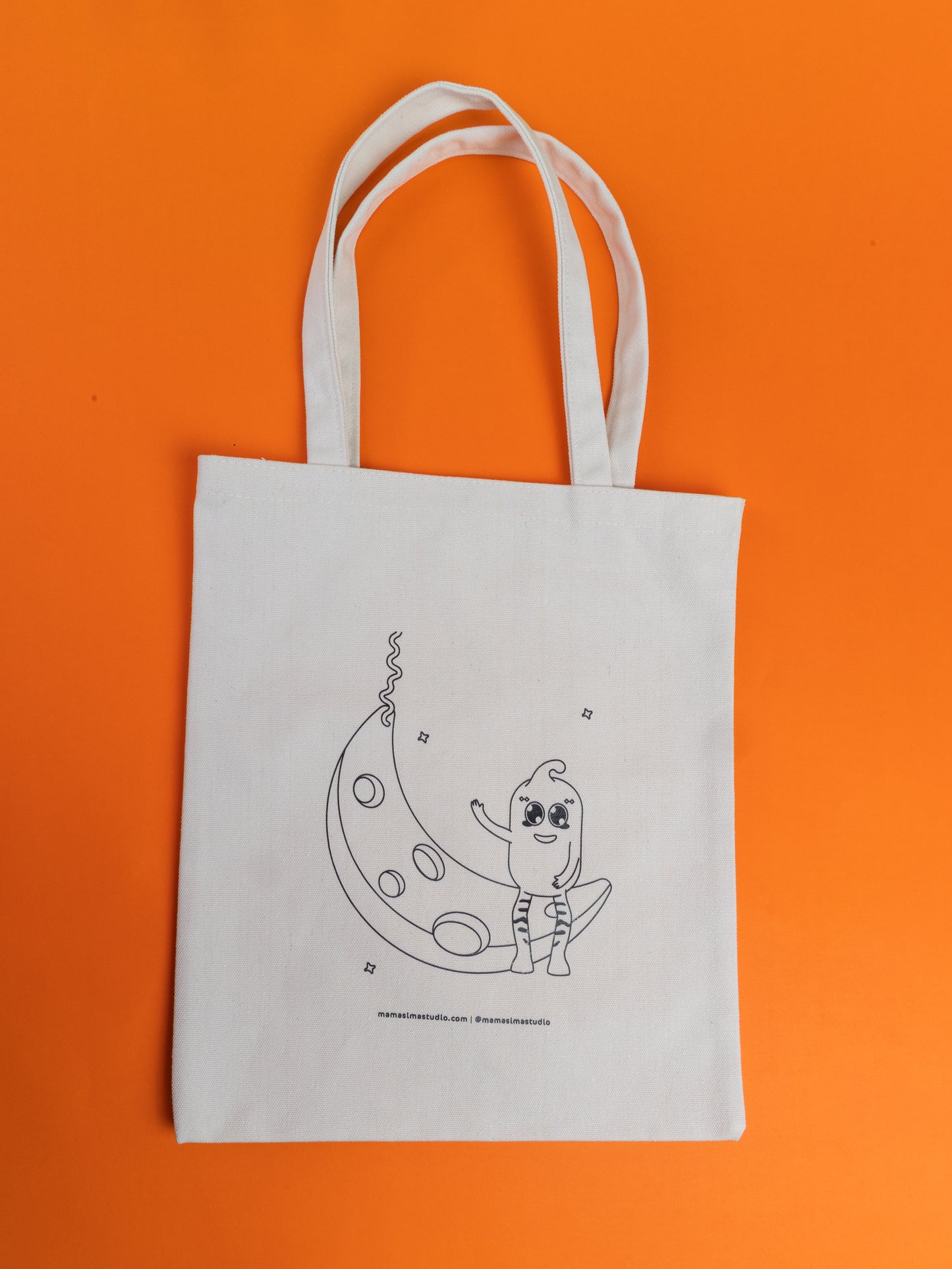 تلوين و تزيين الحقيبة | Tote Bag Painting